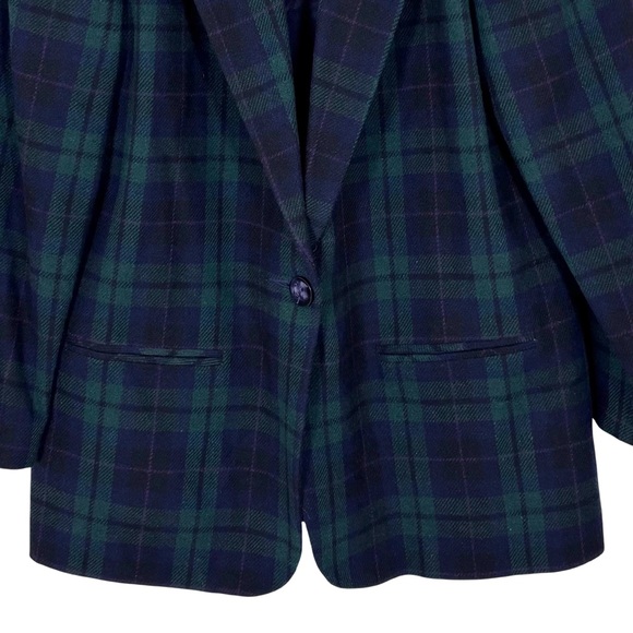 Sag Harbor Vintage Blackwatch Blazer 12P - Picture 4 of 9